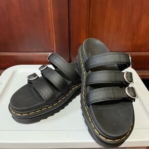 Dr. Martens Blaire Leather Buckle Sandals